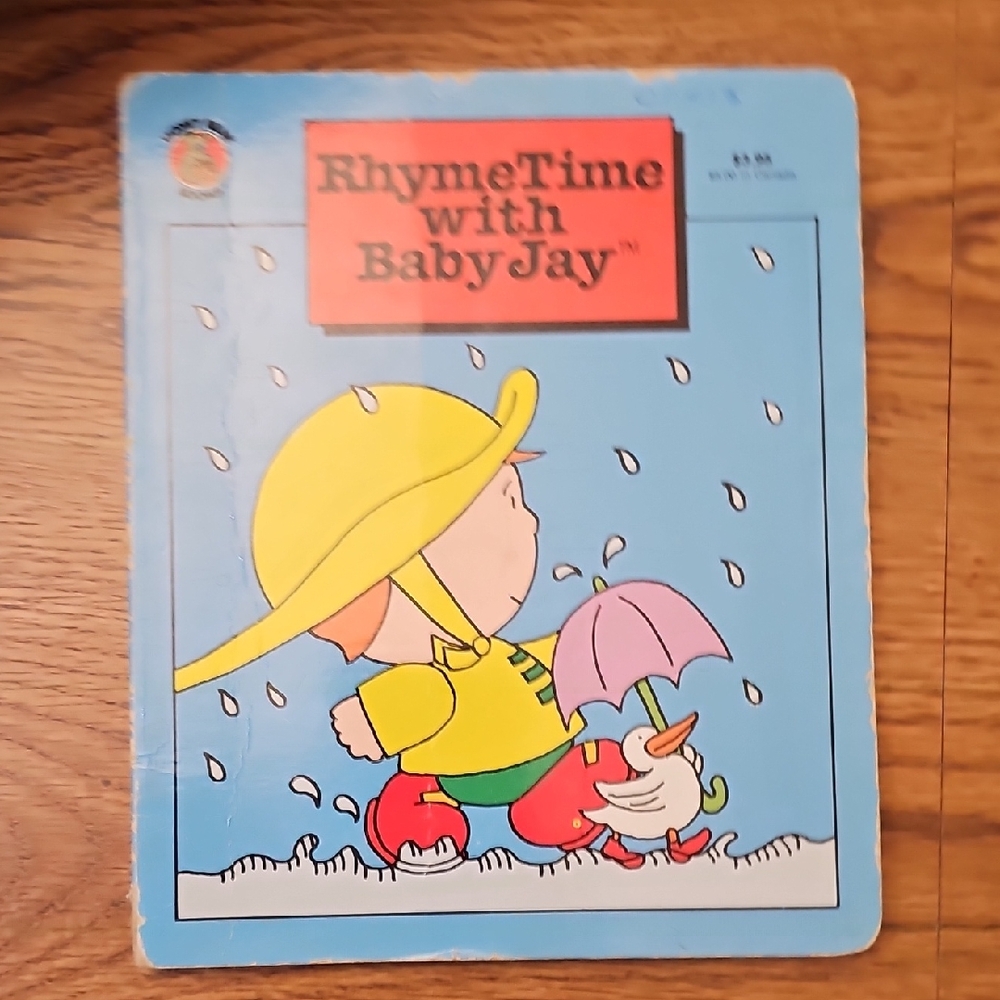 RhymeTime with Baby Jay Book - Yellow and Red Board Book